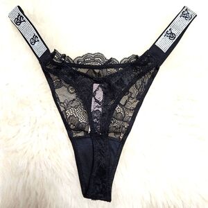 Victoria's Secret shine strap thong panty - Medium
